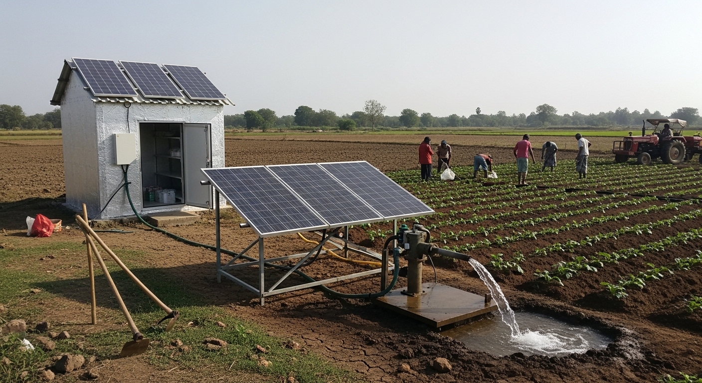 Agricultural solar pumping and rural energy solutions